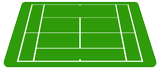One tennis court